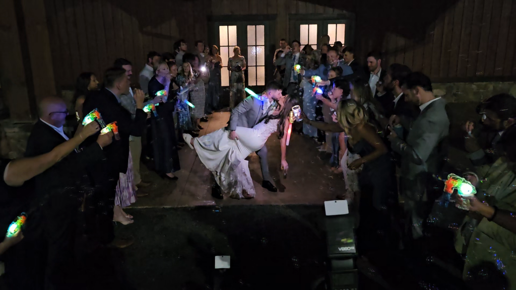 Send off in style with bubbles